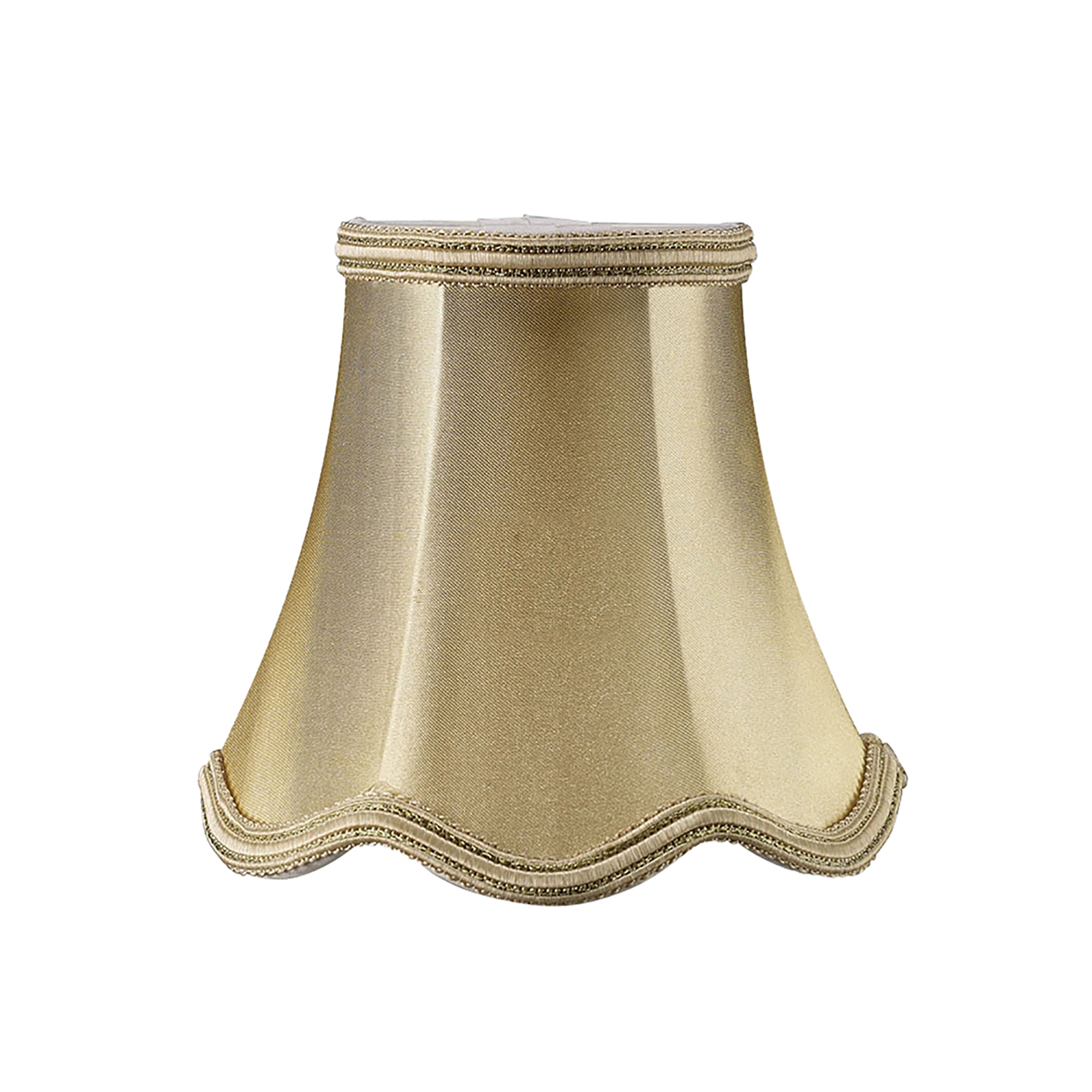 ILS10615  Onida 13cm Clip-On Fabric Shade Gold